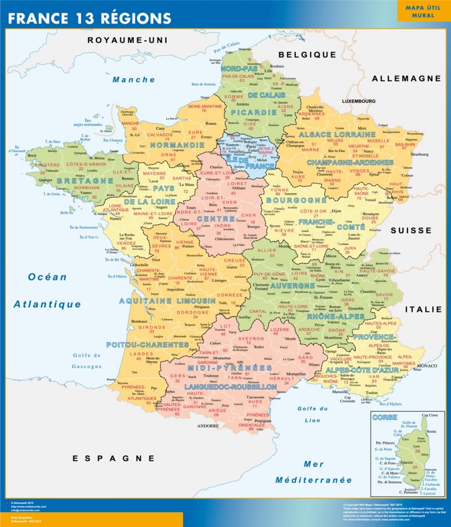cartes France Nouvelles Regions