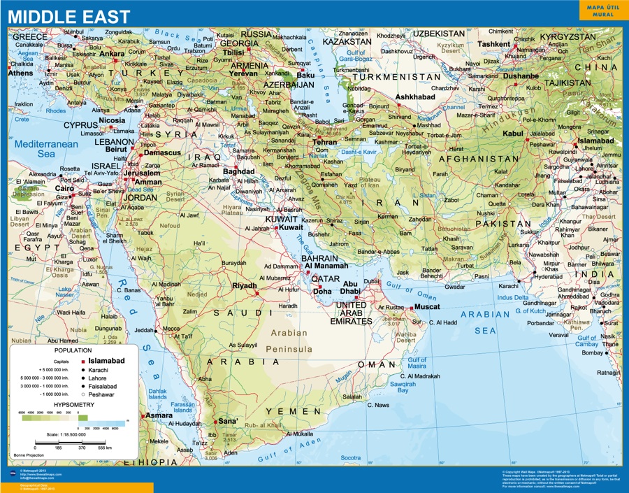 Carte Moyent Orient