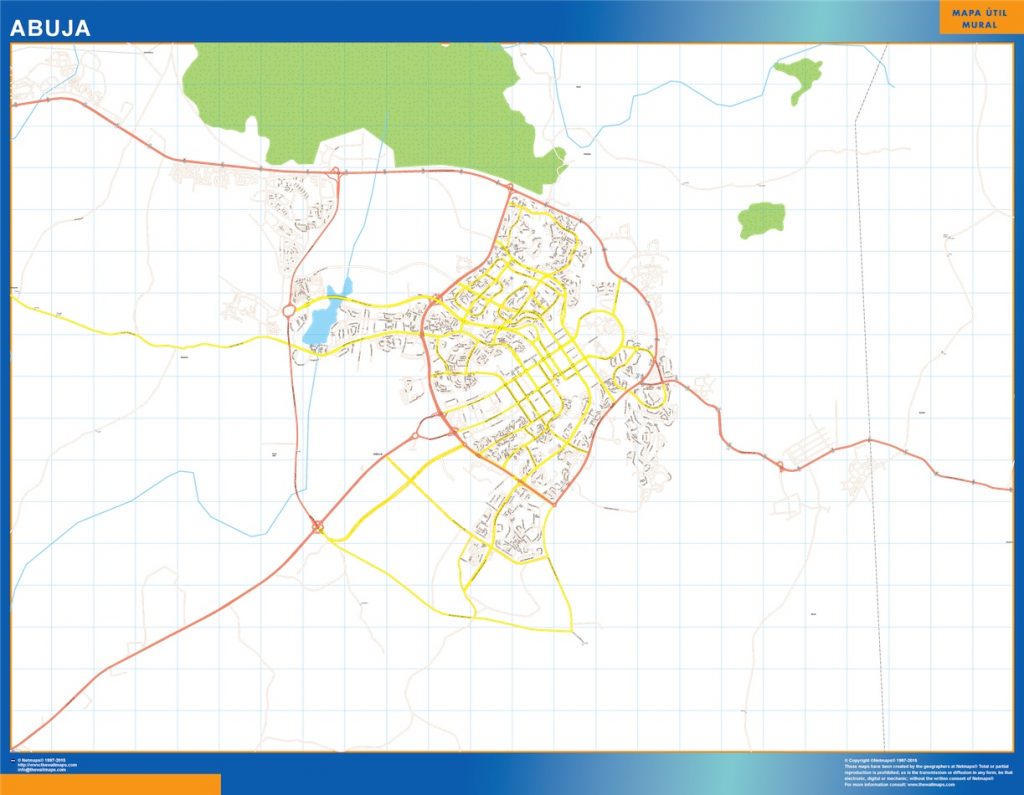 Carte urbaine Abuja