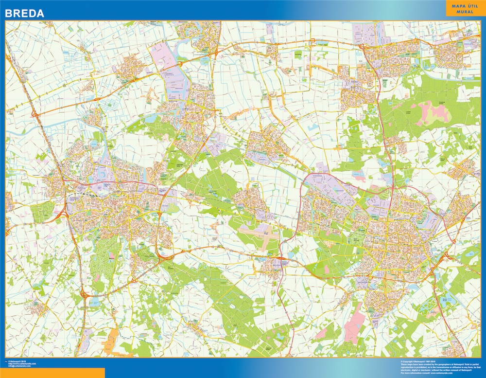 Carte urbaine Breda