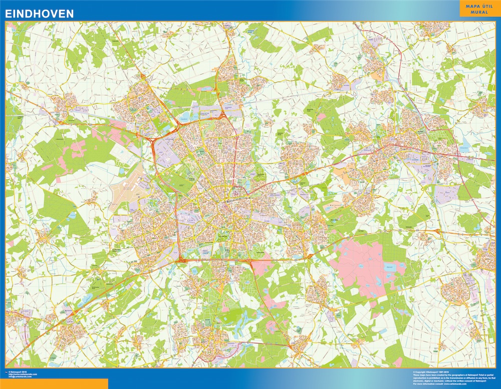 Carte urbaine Eindhoven