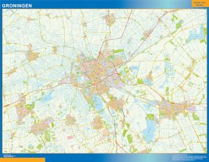 Carte urbaine Groningen