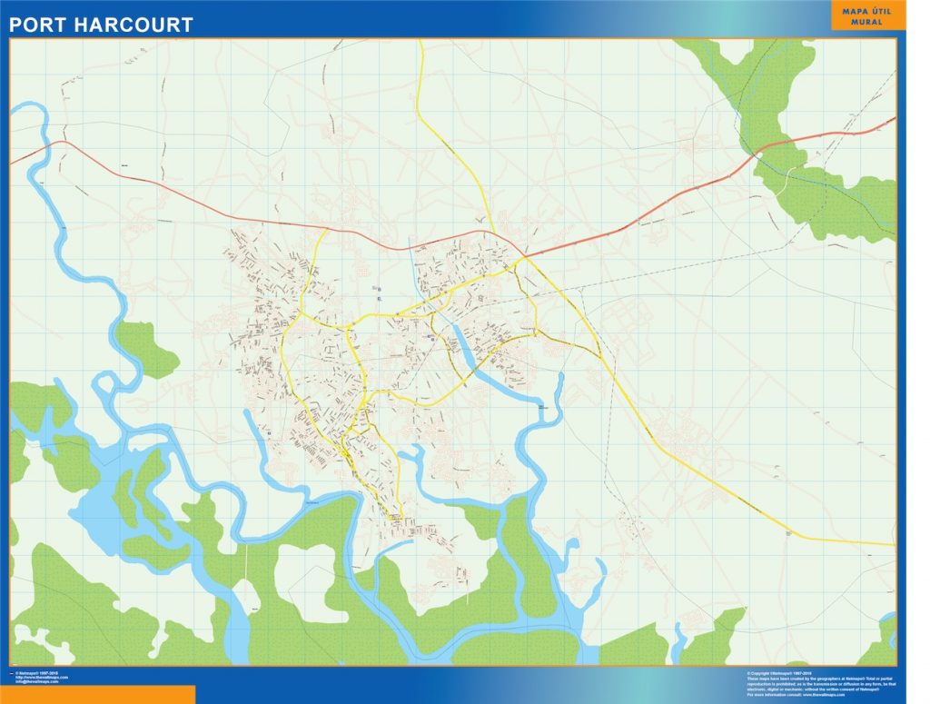 Carte urbaine Port Harcourt