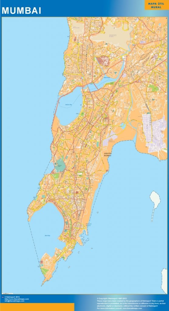 Carte Mumbai Asie