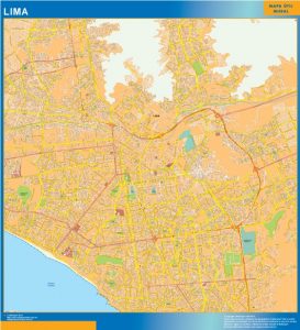 Carte urbaine Lima