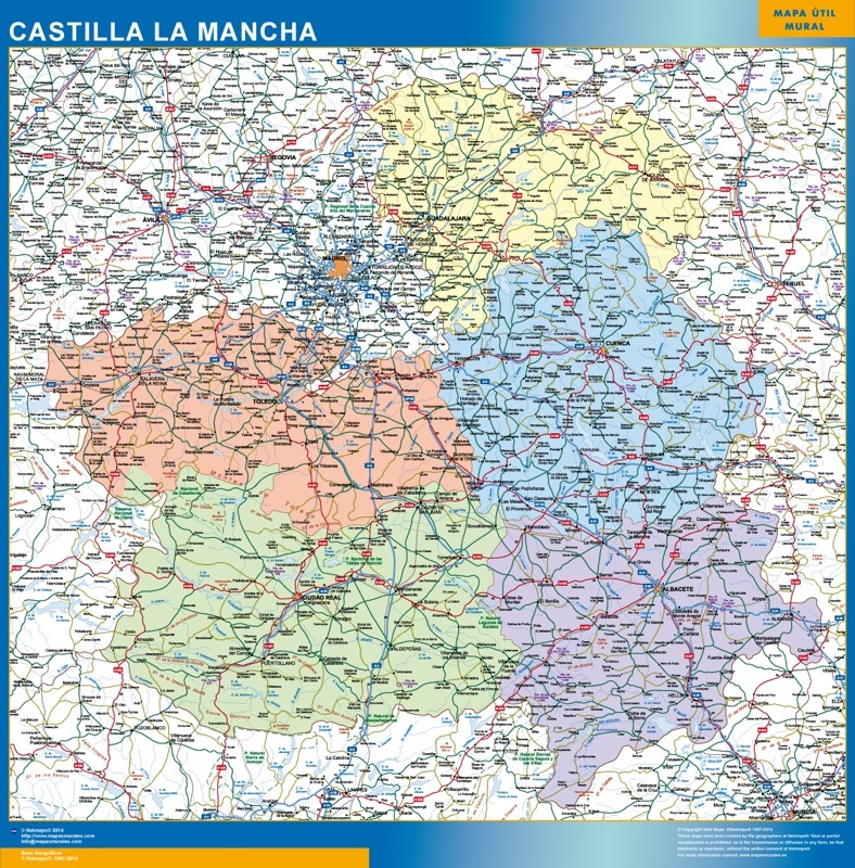 Carte Castilla La Mancha