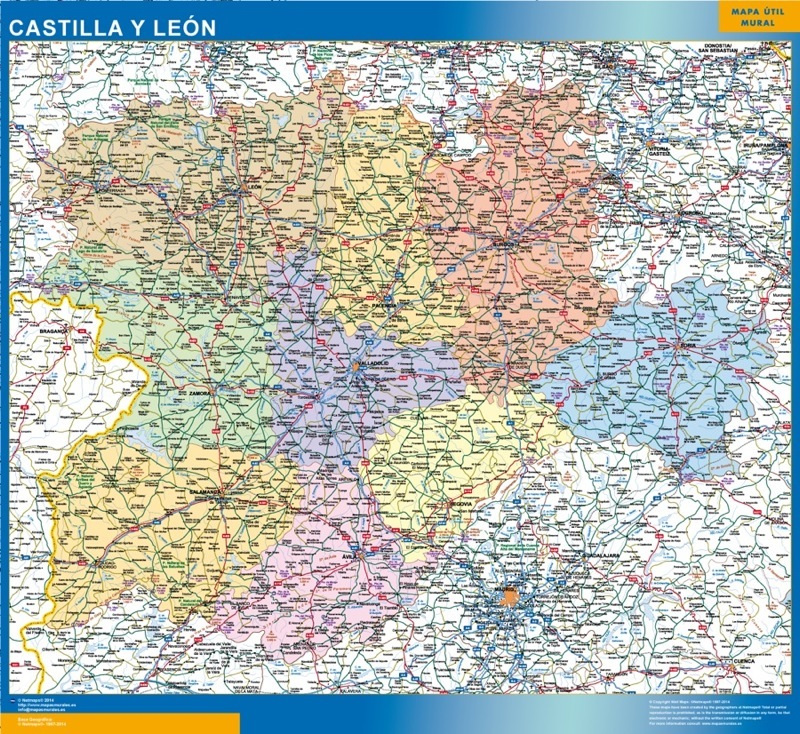Carte Castilla y Leon