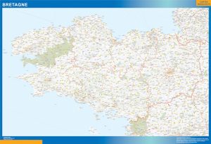 Carte Region Bretagne