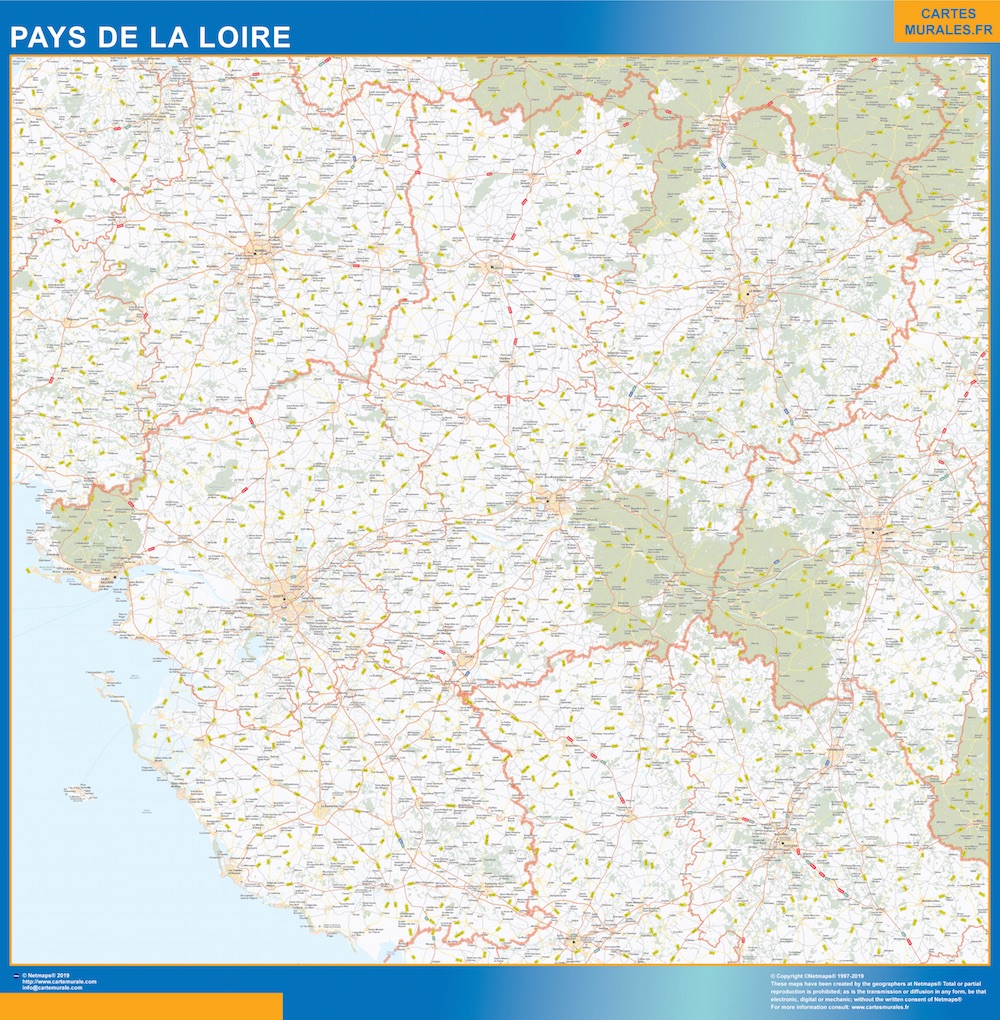 Carte Régional Pays de la Loire 2021 CARTES, 6860 