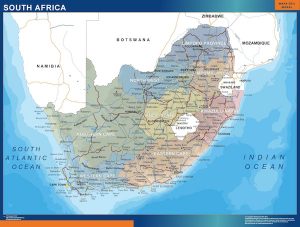 Carte afrique du sud