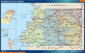 Carte guinee equatoriale