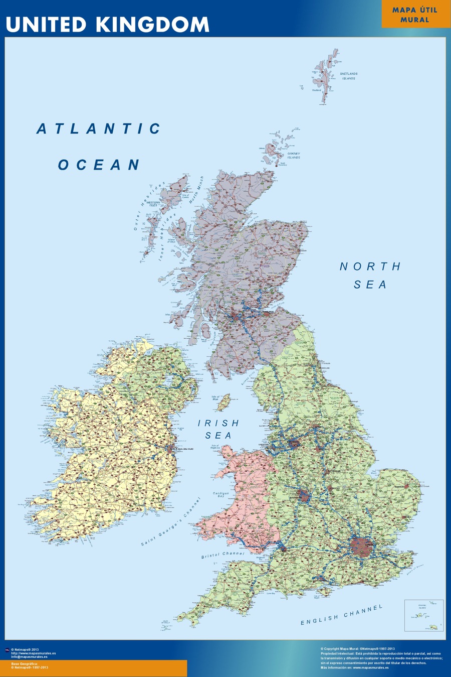 Carte Royaume-Uni