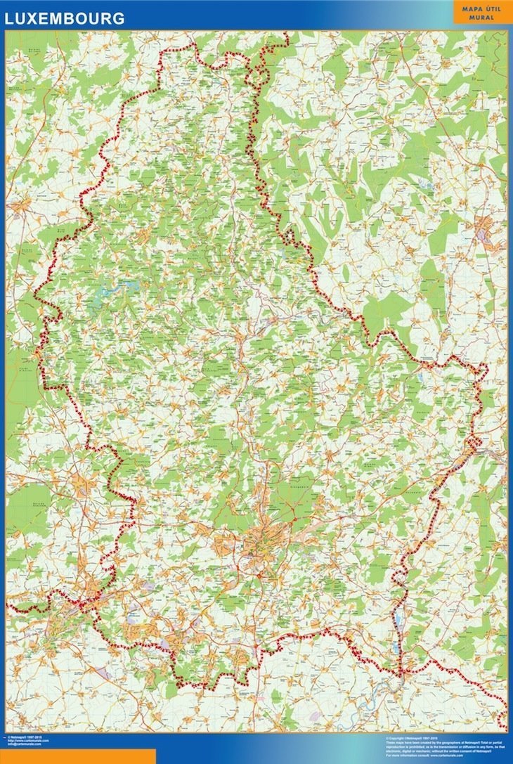 Carte Luxembourg