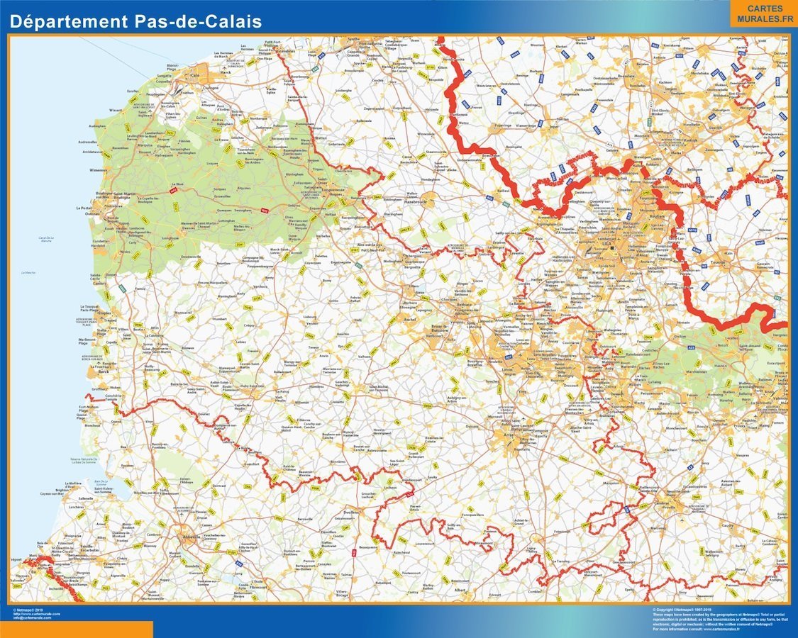 Décrypter 91+ imagen carte du nord pas de calais avec les communes - fr ...